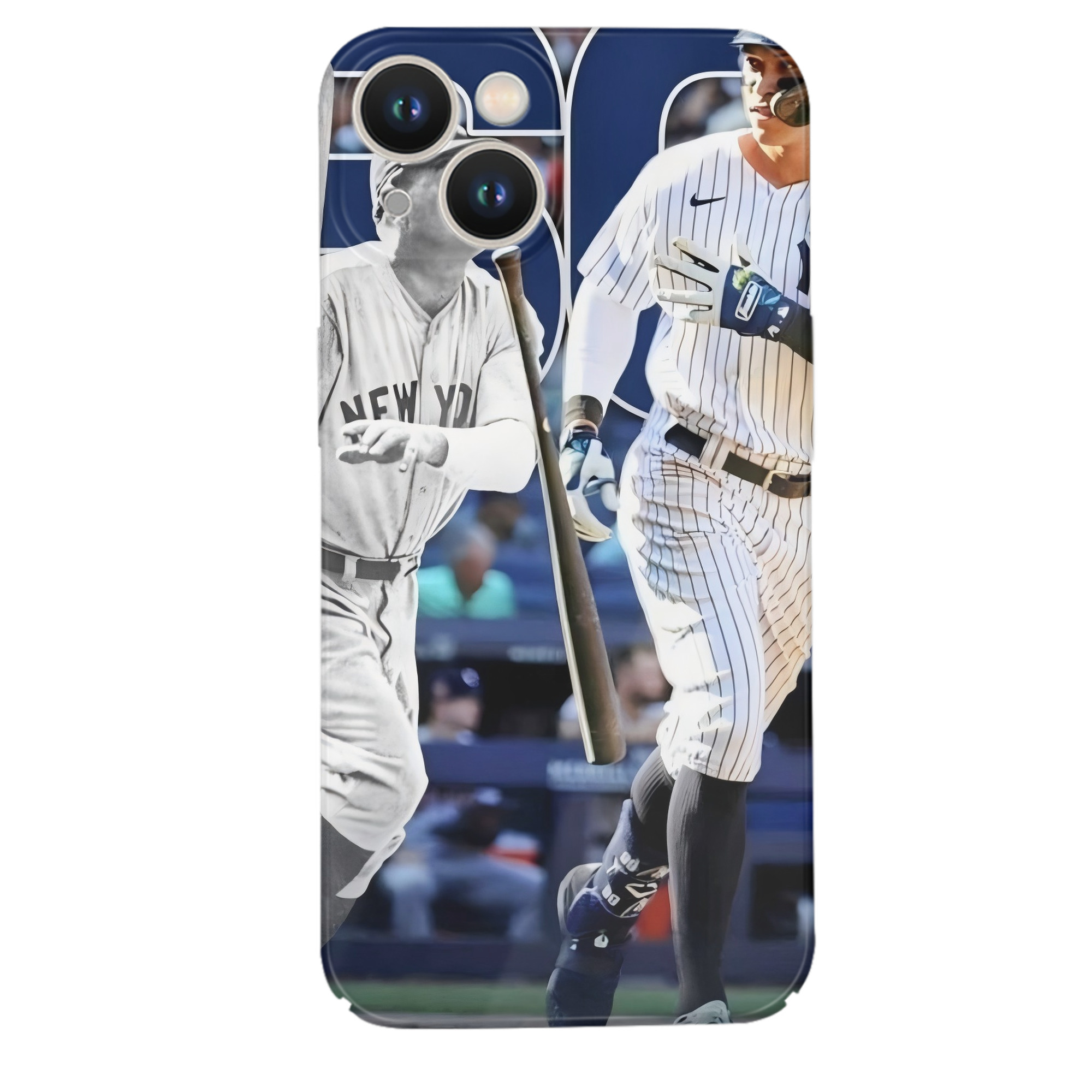 Aaron Judge 60 Home Runs 5 IPhone 14 Series Full-Cover Hard Case – Shockproof With Raised Camera Protection – Precise Cutouts, Wireless Charging Compatible – Durable, Anti-Yellowing, Easy To Clean